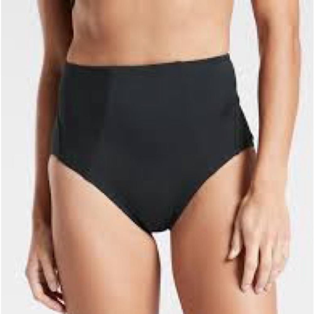 Athleta sculpted high waist bottom black XS
